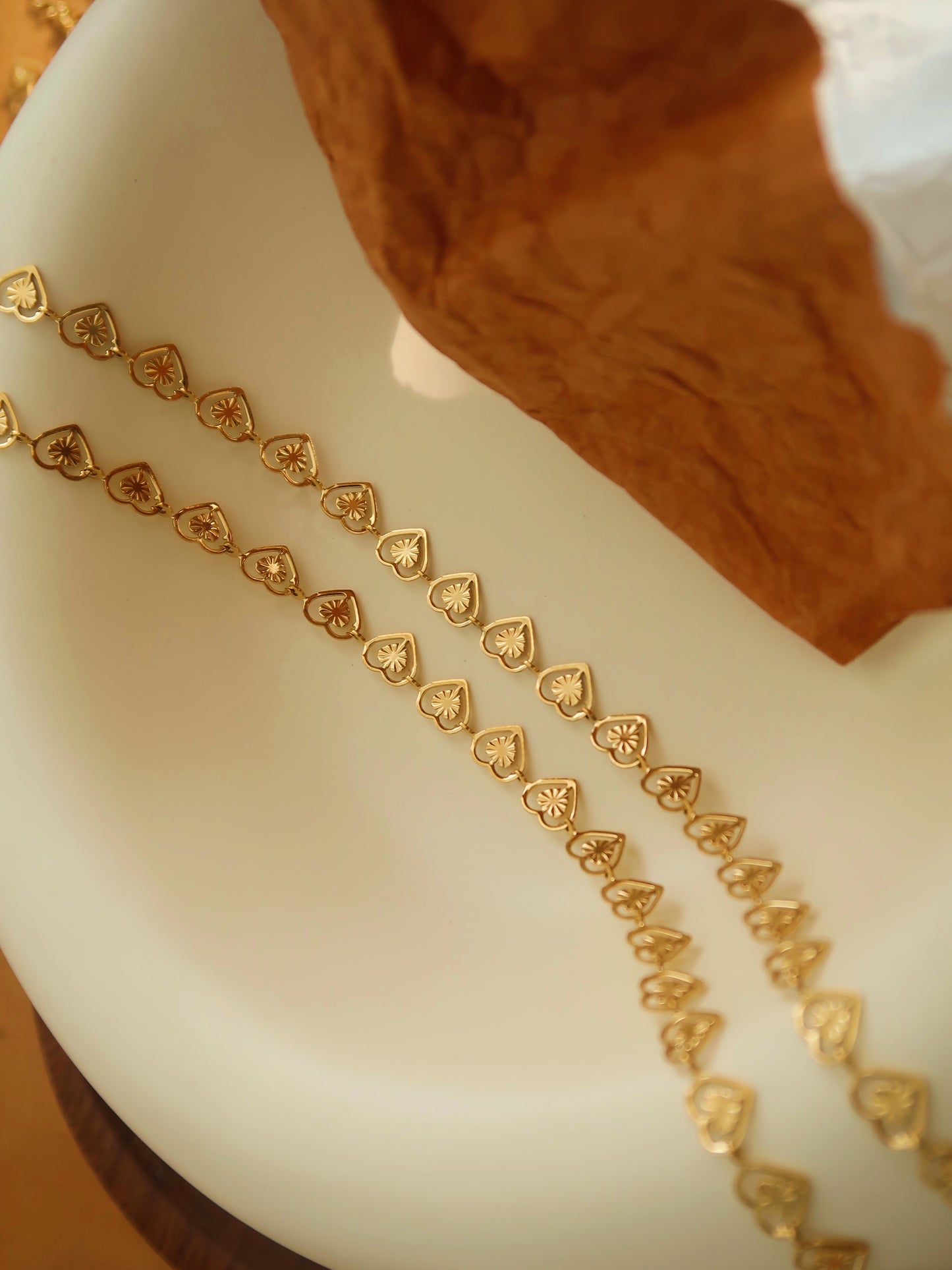 Heart Gold Choker