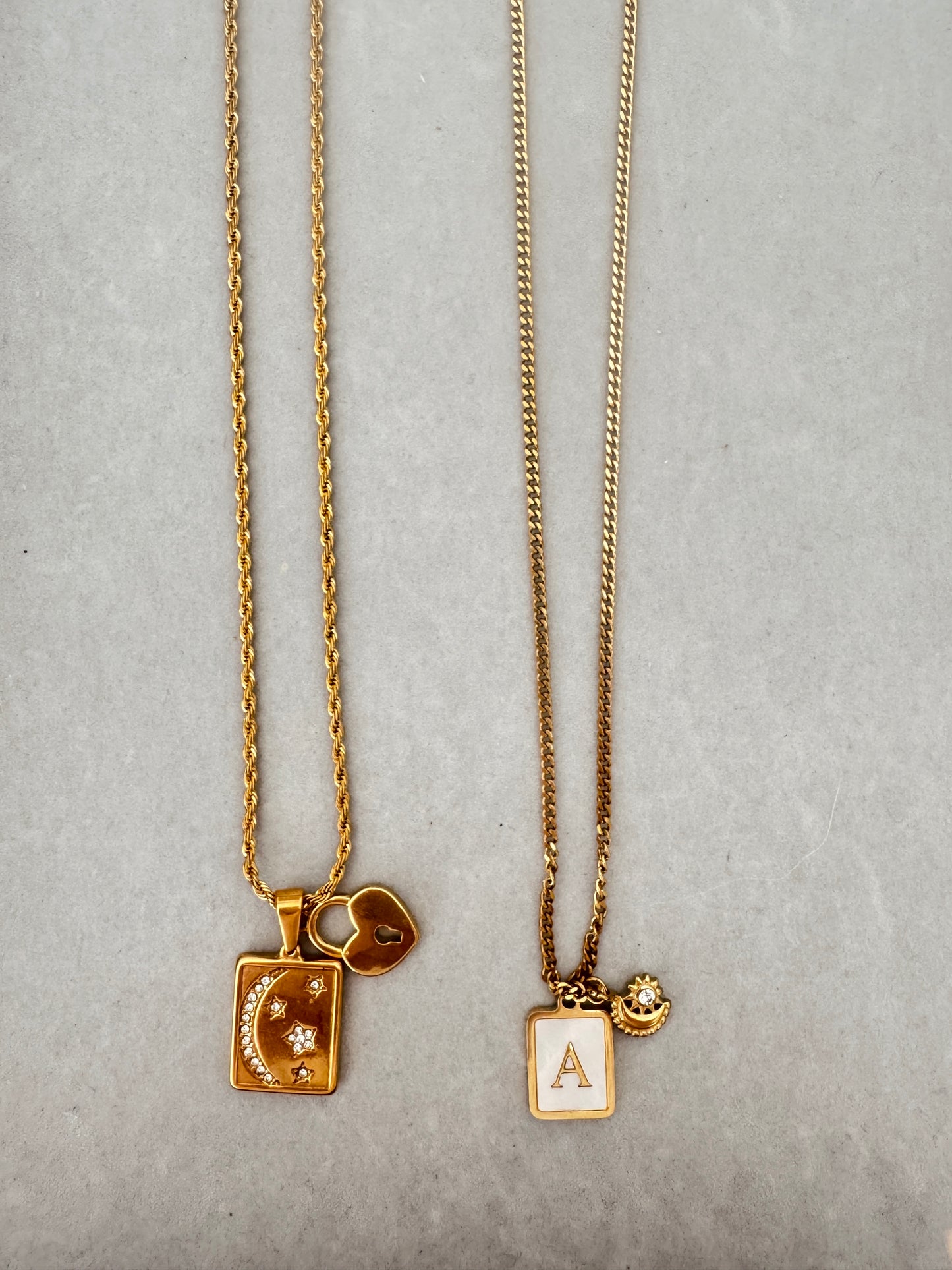 Custom Gold Pendant Necklace