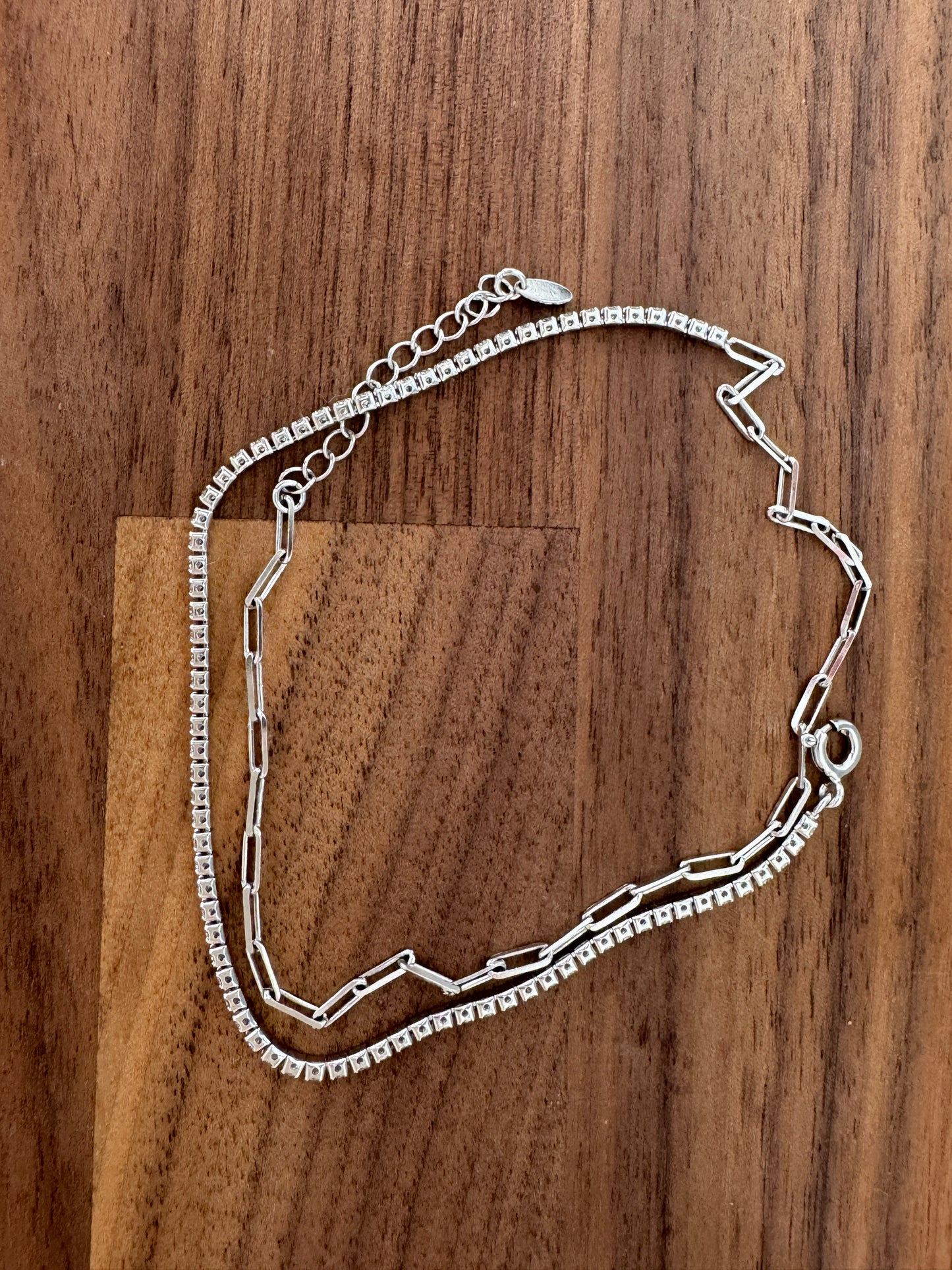 Sparkle double layer Tennis Bracelet