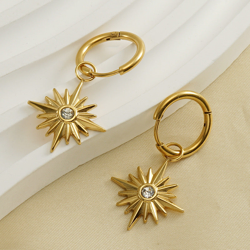 Starburst Drop Earrings