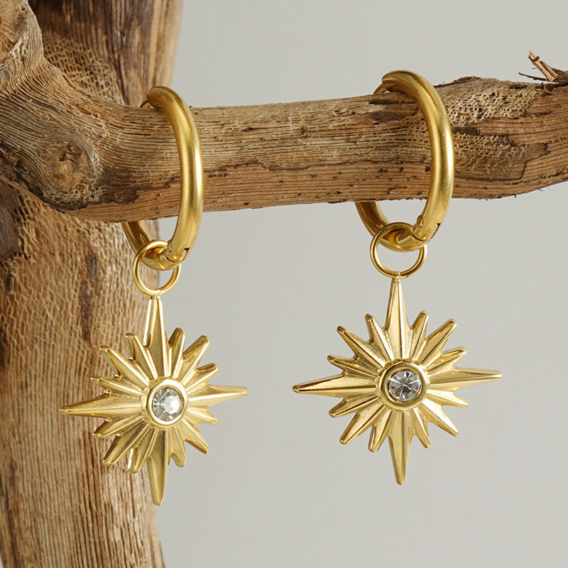 Starburst Drop Earrings