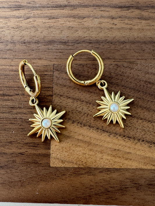 Starburst Drop Earrings