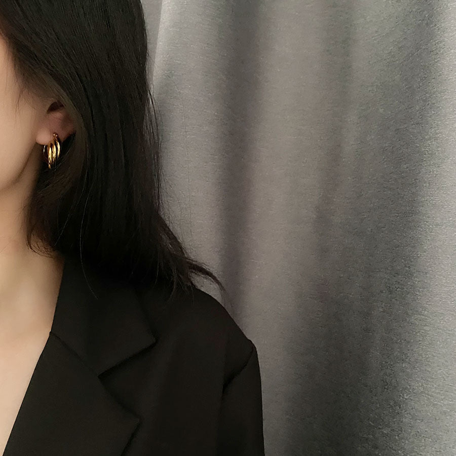 Twisted Hoops Earrings