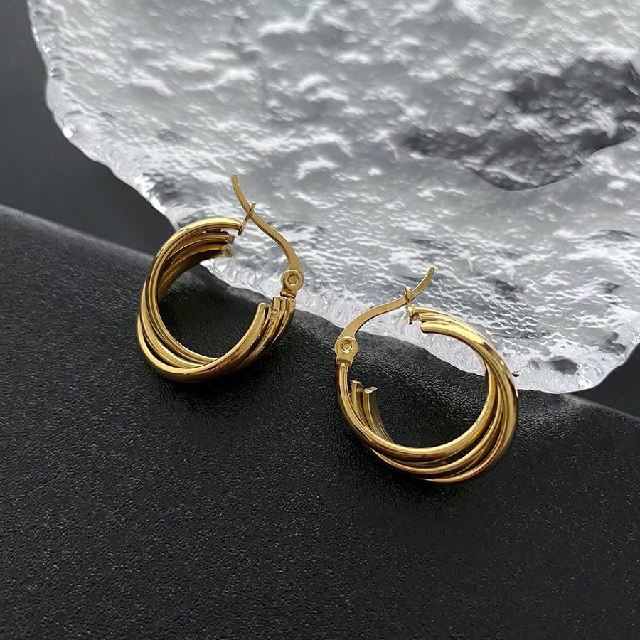 Twisted Hoops Earrings