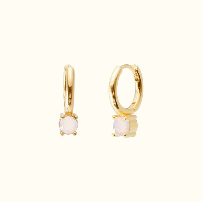 Gemstone Dangle Earrings