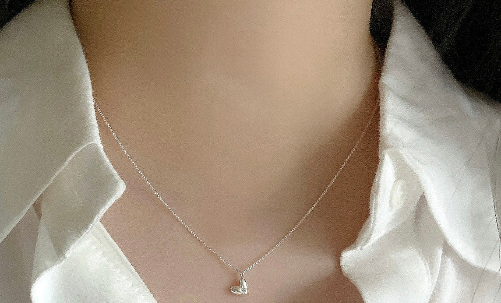 Heart Cubic Pendant Necklace