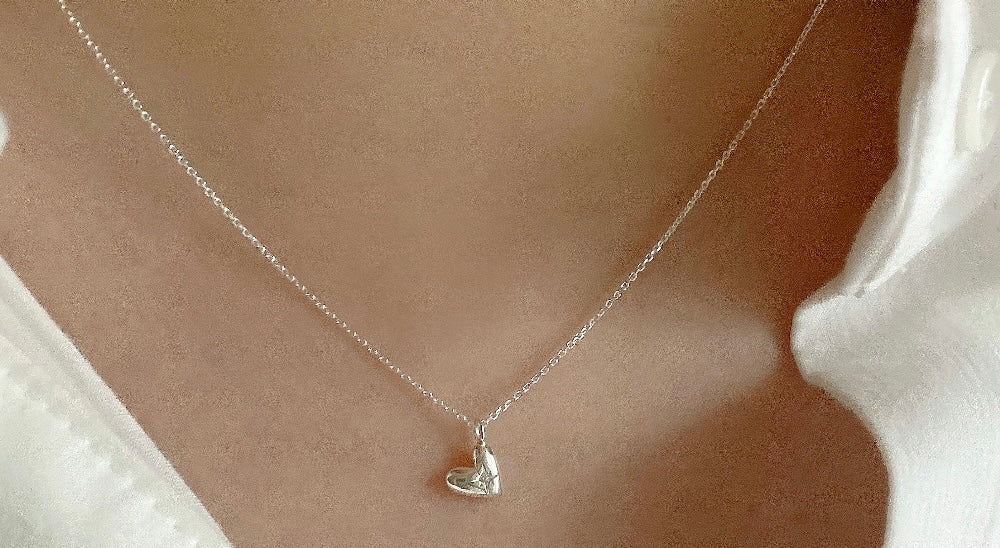 Heart Cubic Pendant Necklace