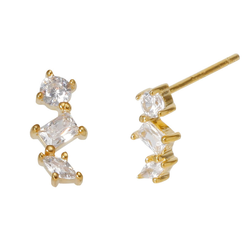 Sparkle Drop Stud
