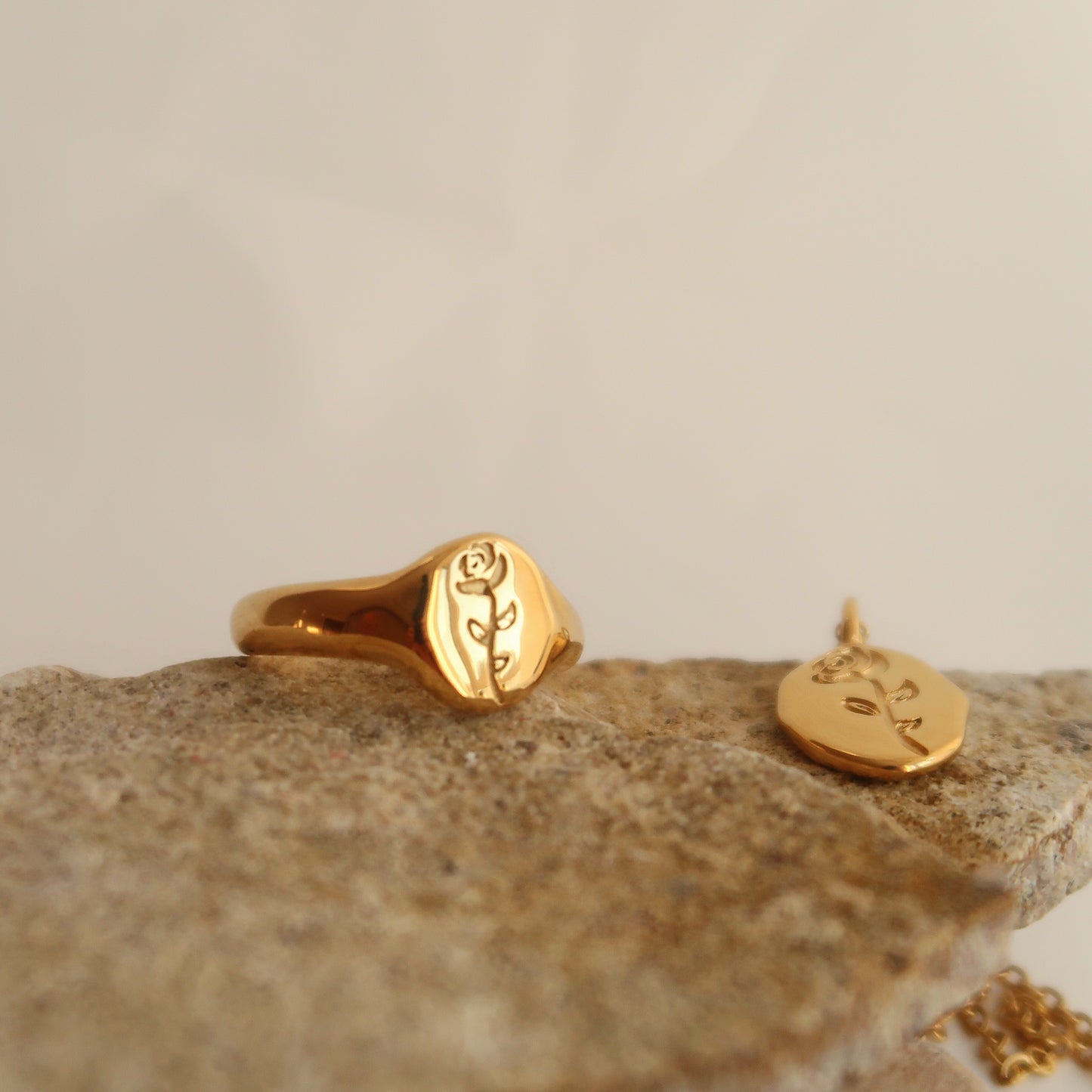 Flower Signet Ring