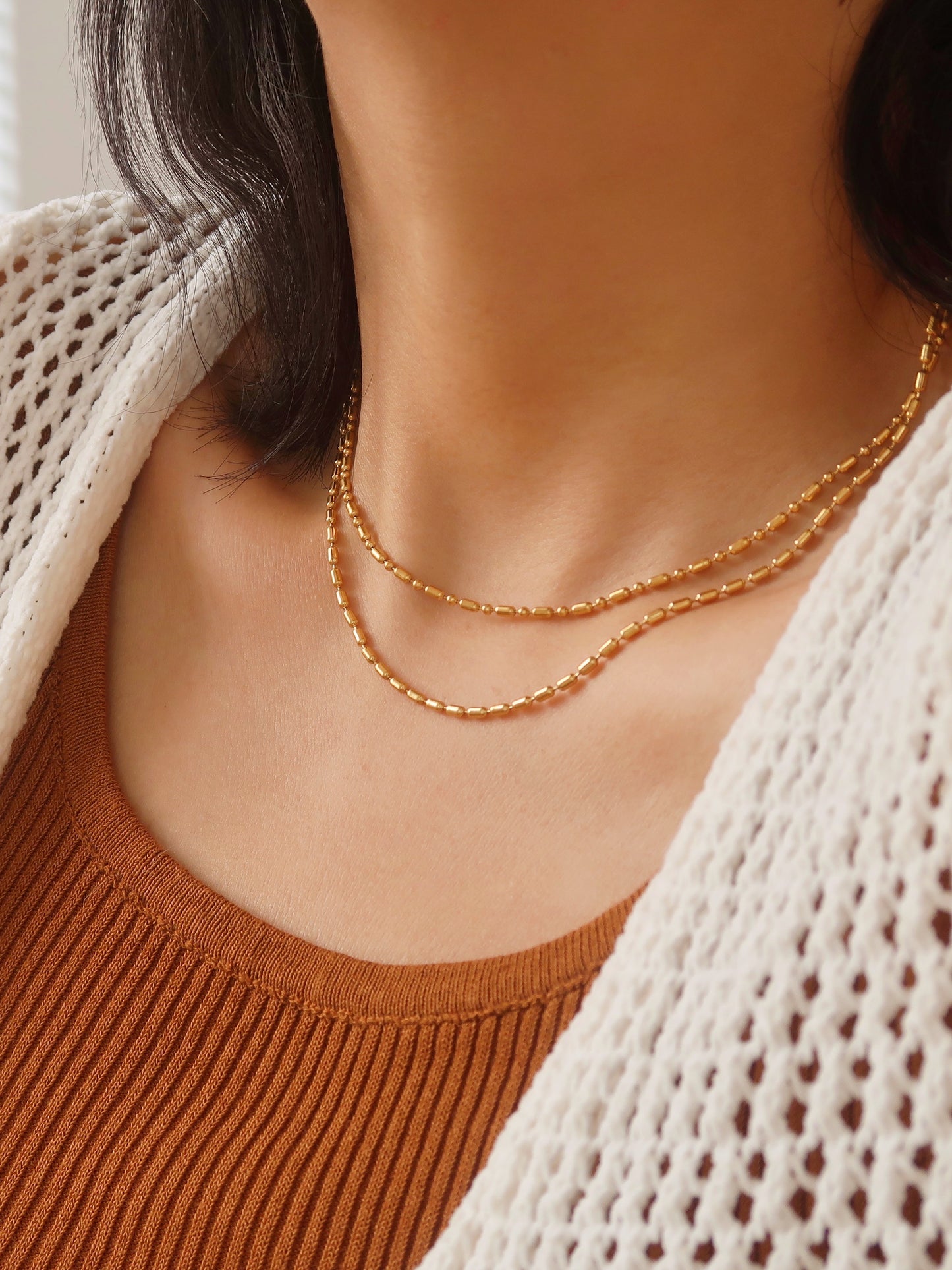 Muti Layer Chunky Necklace