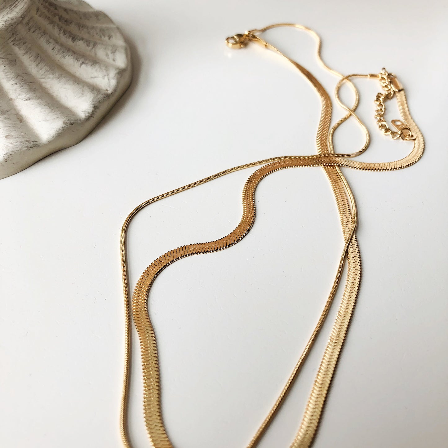 Double Layer Snake Necklace