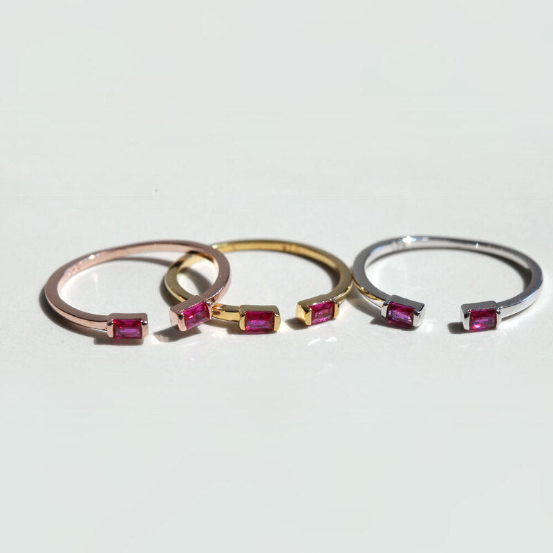 Ruby Stackable Ring