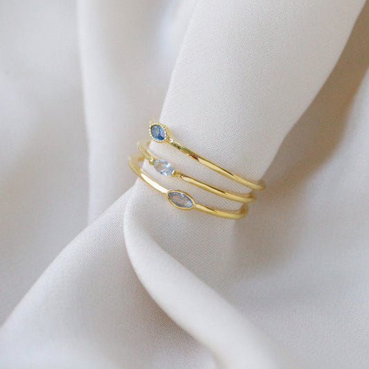 Gold Cubic Ring