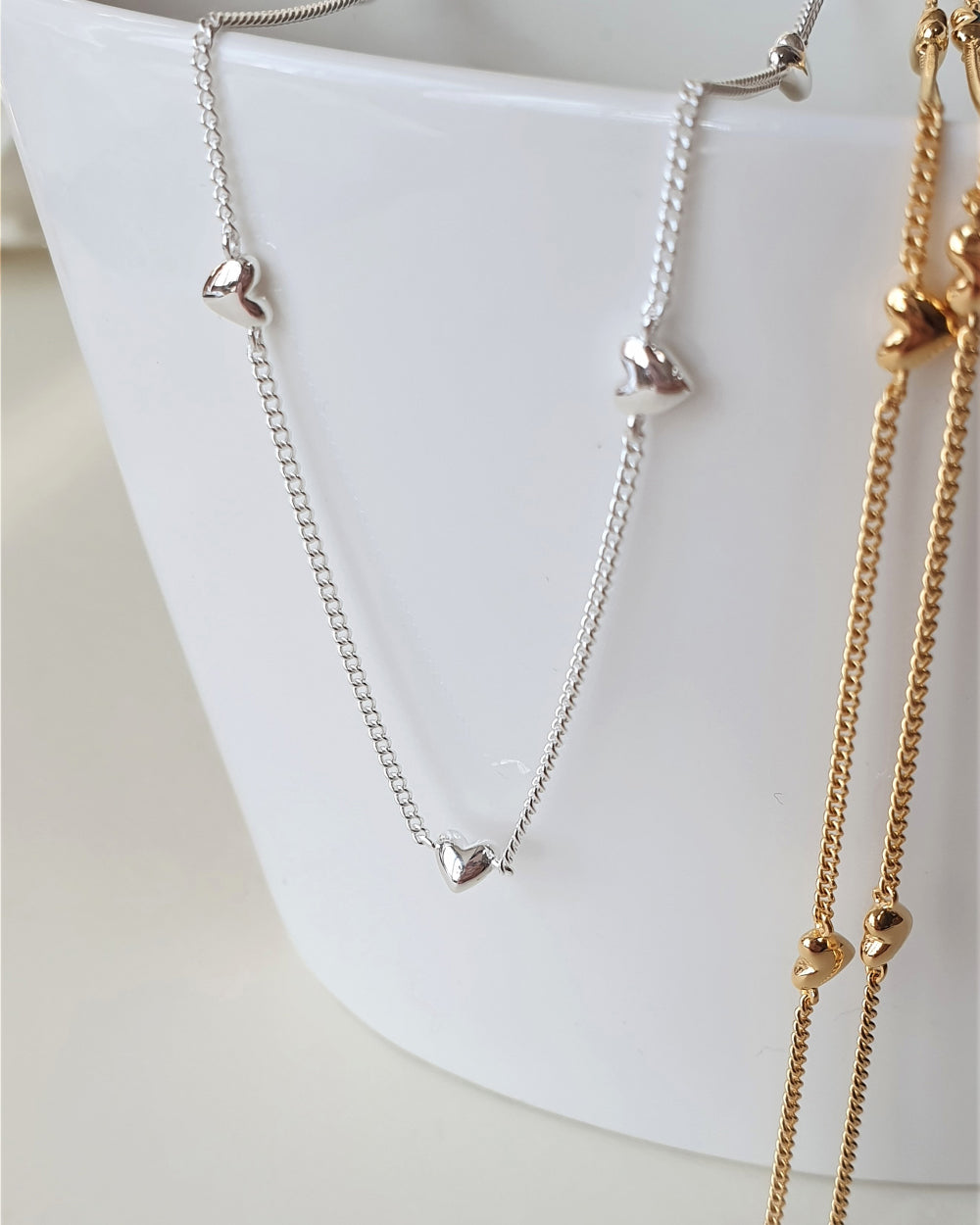 Love Heart Chain Necklace