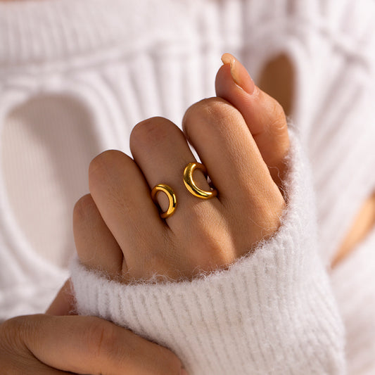Open Gold Ring