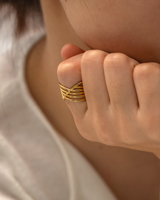 Layer Gold Ring