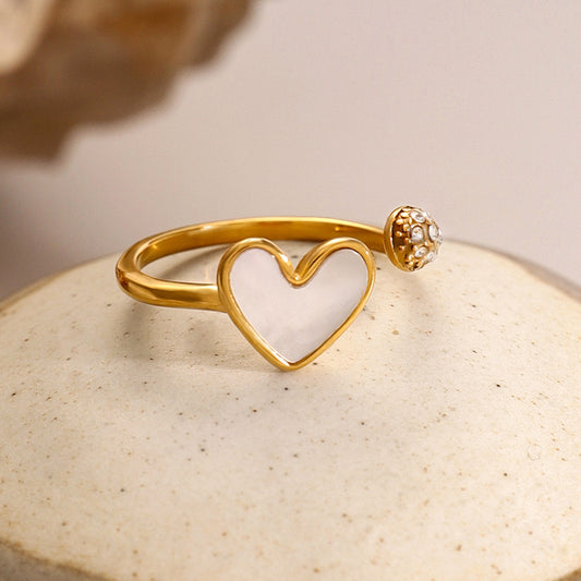 Heart Open Ring