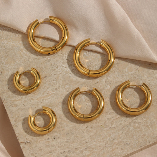 Simple Hoops Earrings
