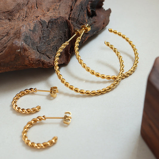 Twisted Large Hoops