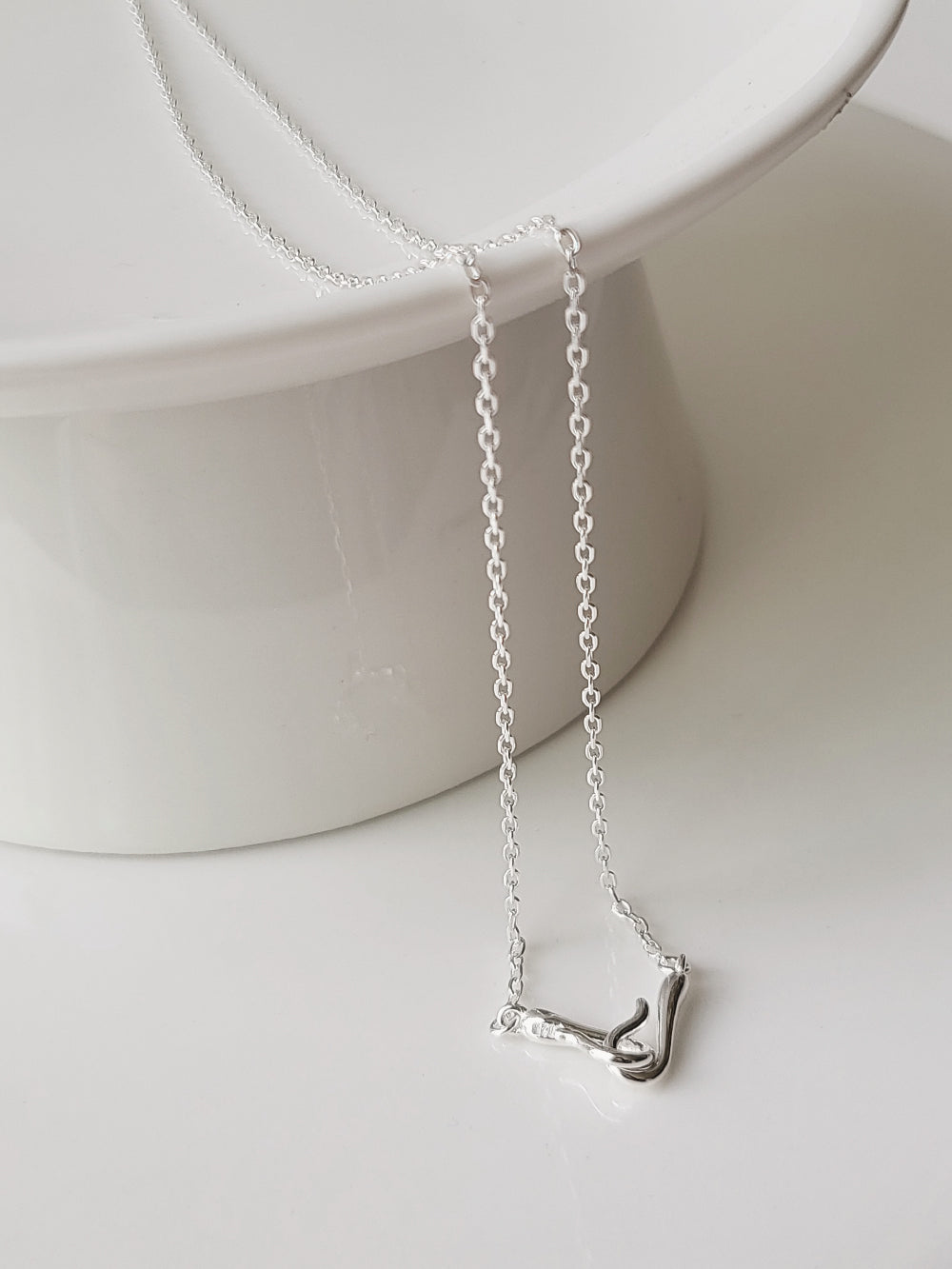 Double Ring Hook Necklace