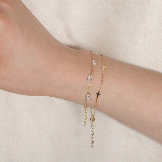 Cross Charm Bracelet