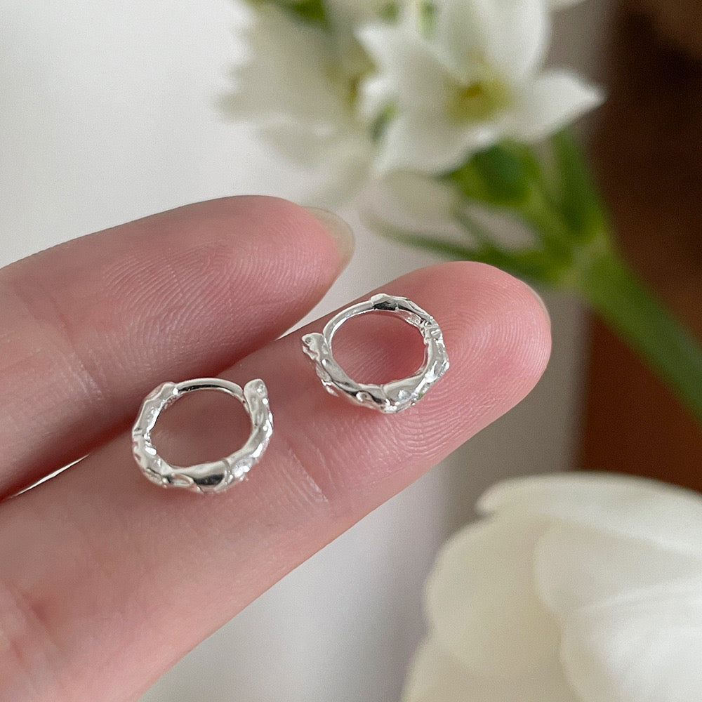 Hammered Hoops