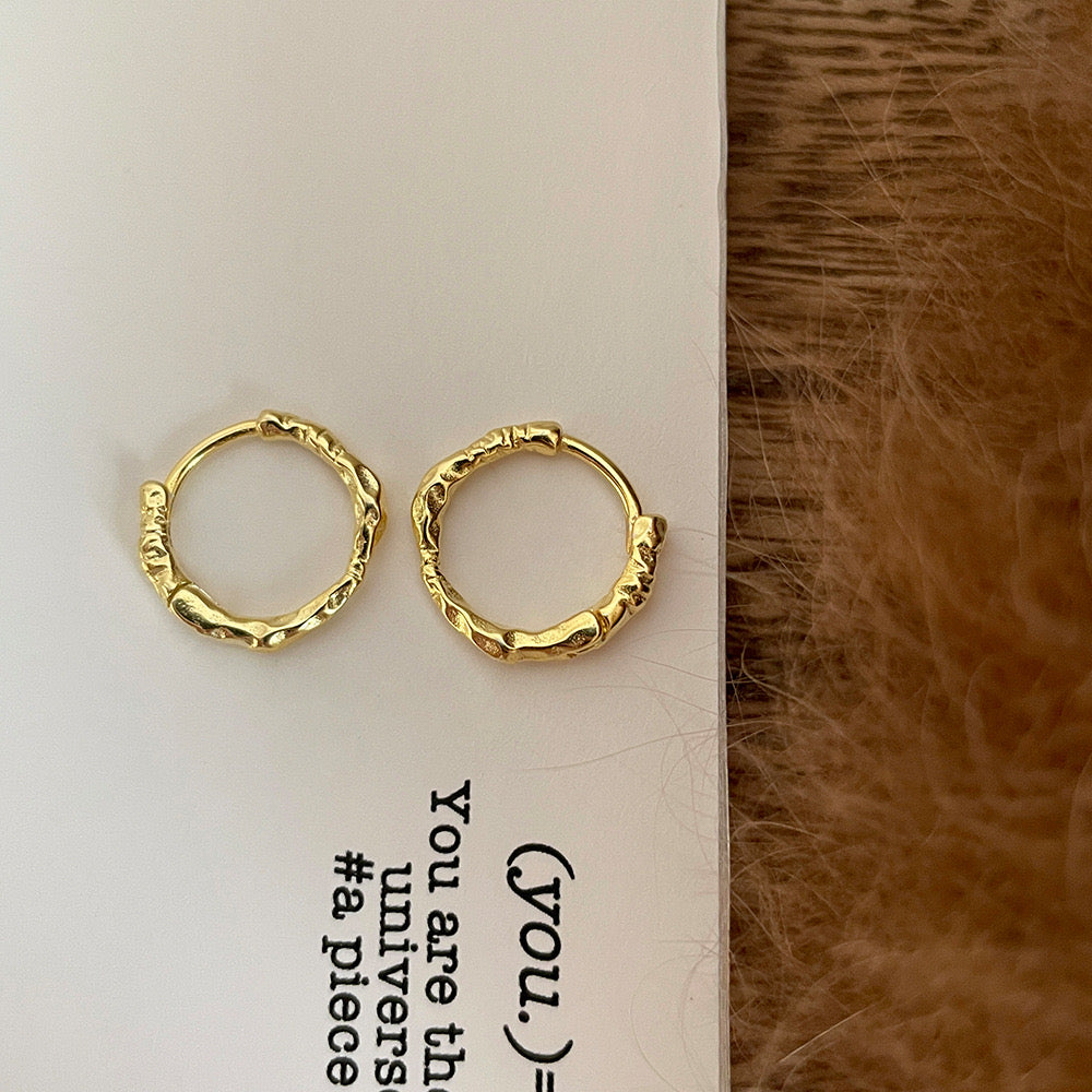 Hammered Hoops