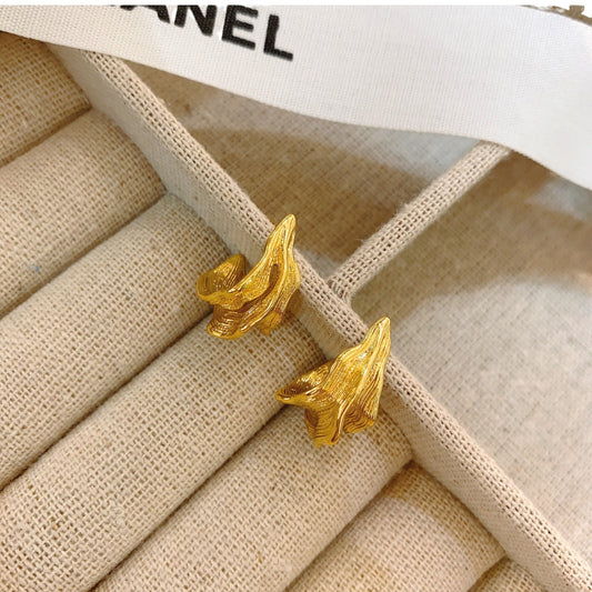 Dried Leaf Earrings