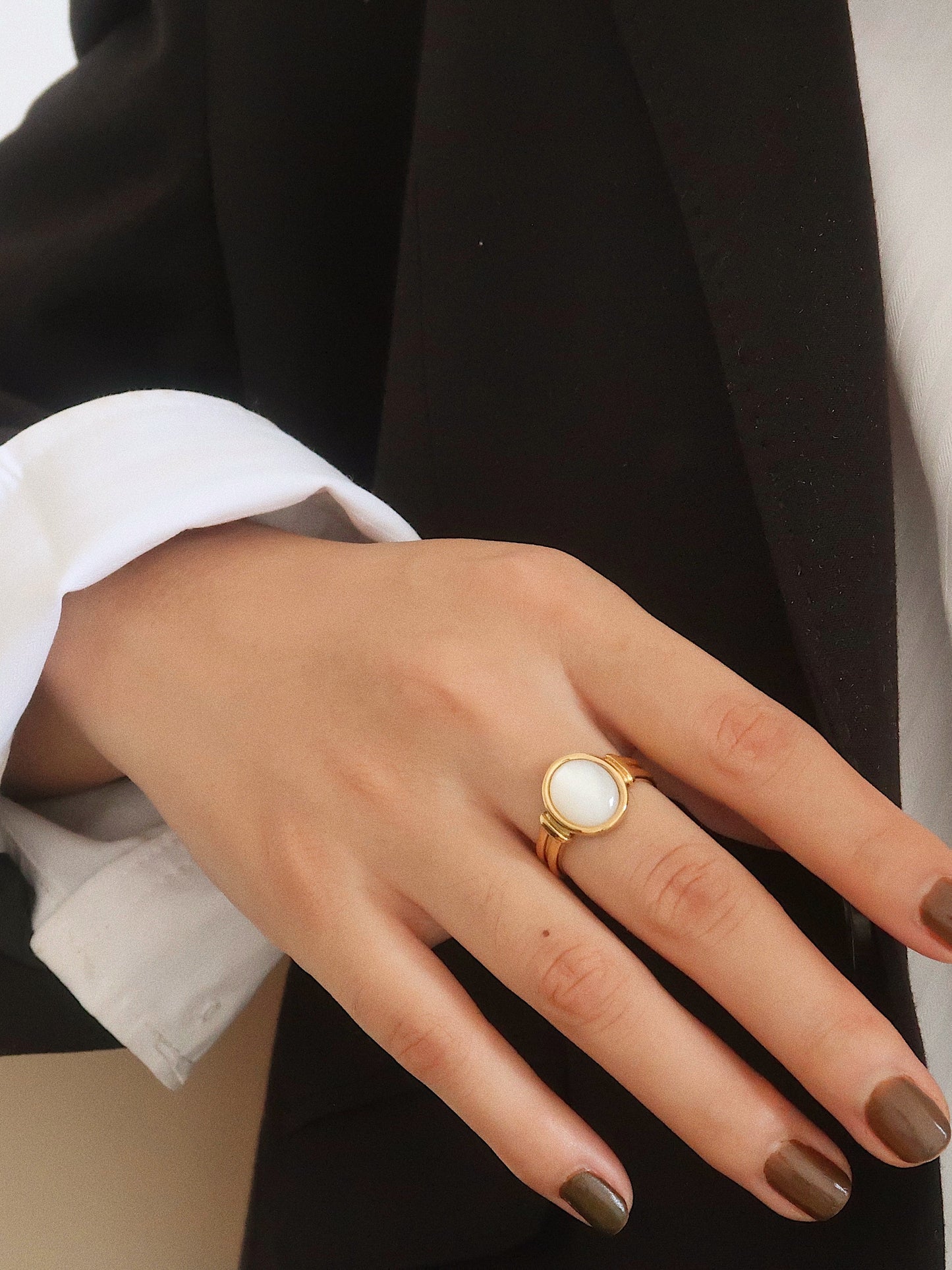 Mother Of Pearl Ring