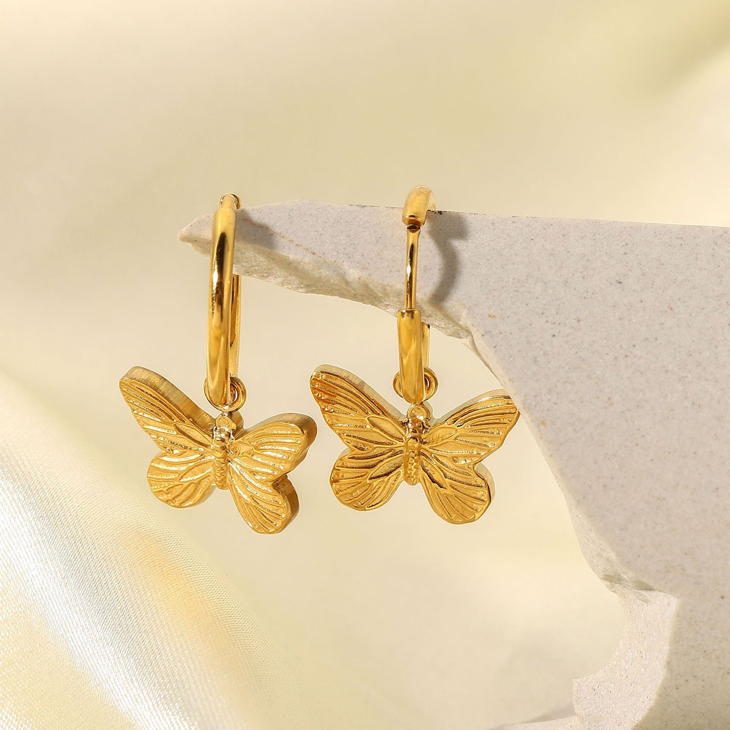 Chunky Butterfly Earrings