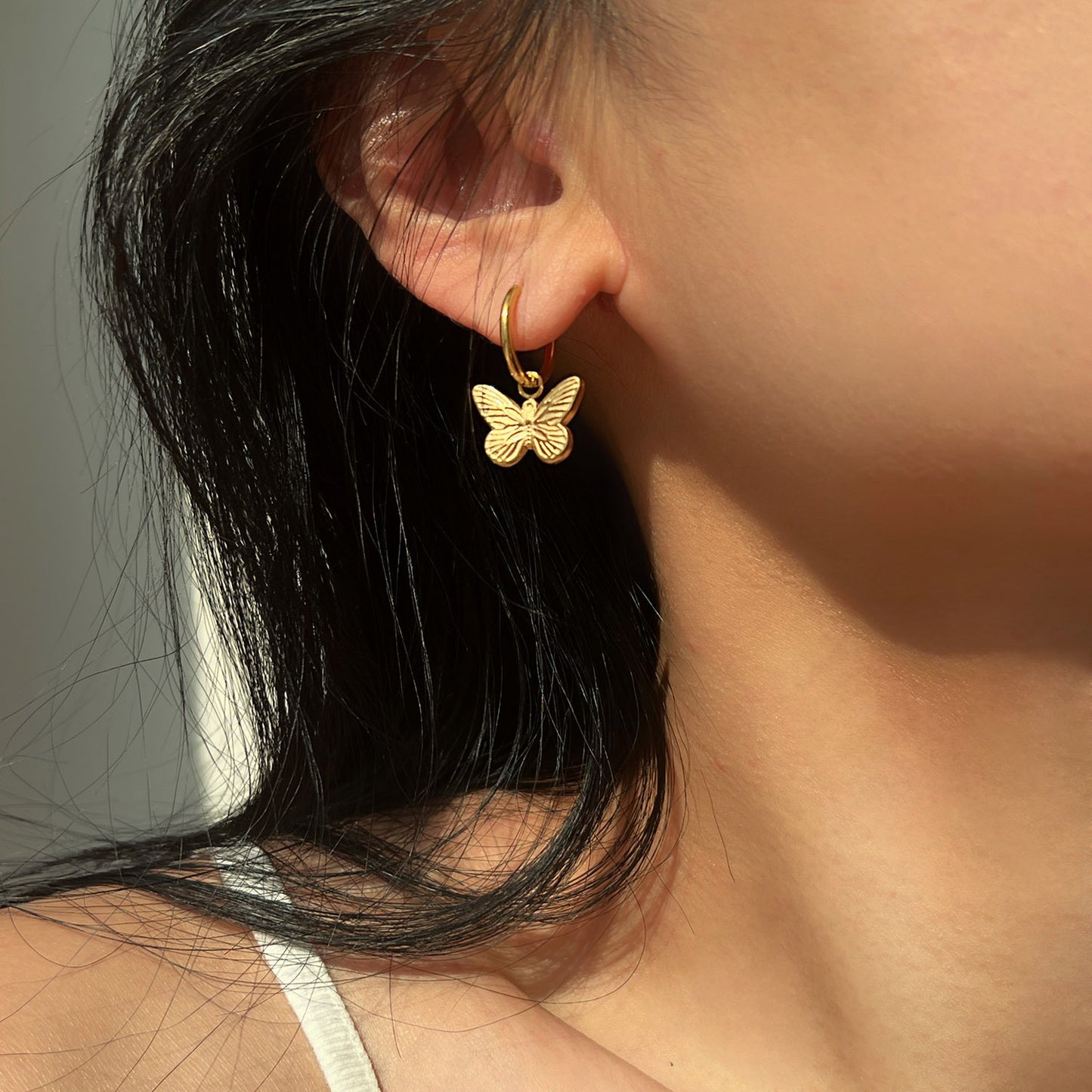 Chunky Butterfly Earrings