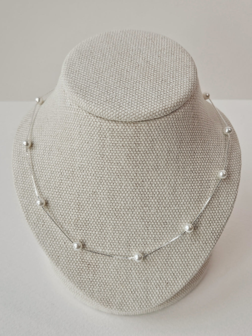 Angle Pearl Necklace