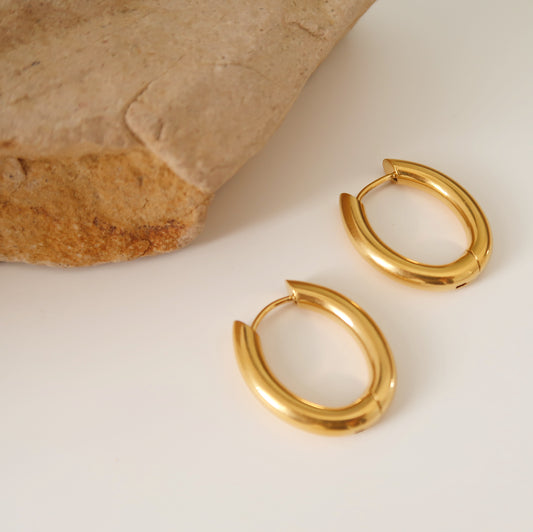 Simple Oval Hoops