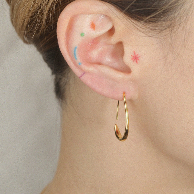 Chunky Drop Hoops
