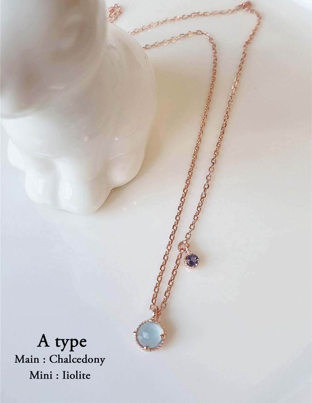 Gemstone Round Necklace