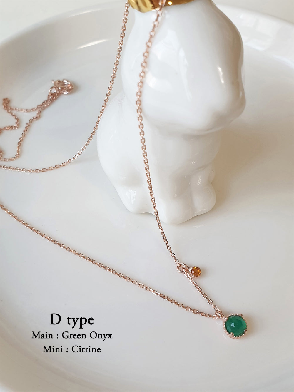 Gemstone Round Necklace