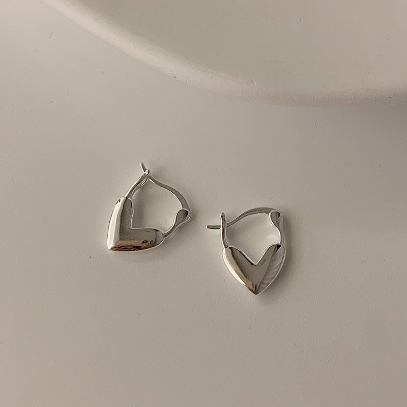 Mini Heart Hoop Earrings