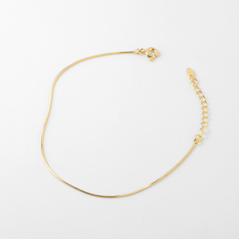 Thin Gold Chain Bracelet