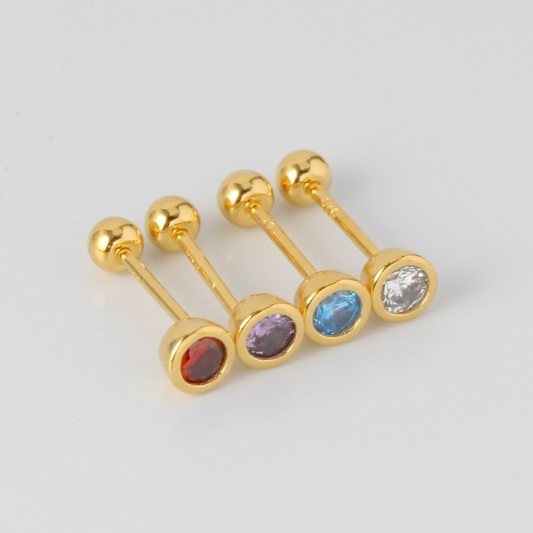 Birthstone Stud