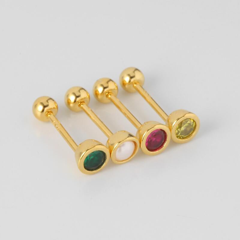 Birthstone Stud