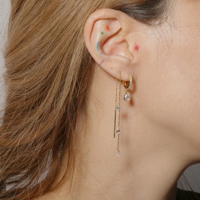 Sparkle Dangle Drop Earrings