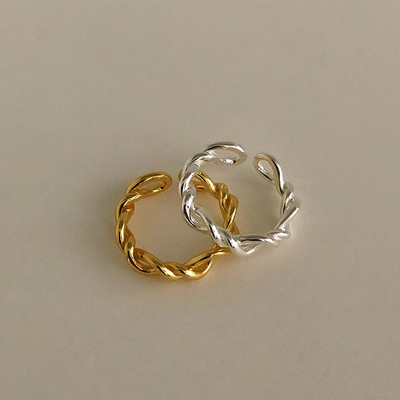 Thick Twisted Ring