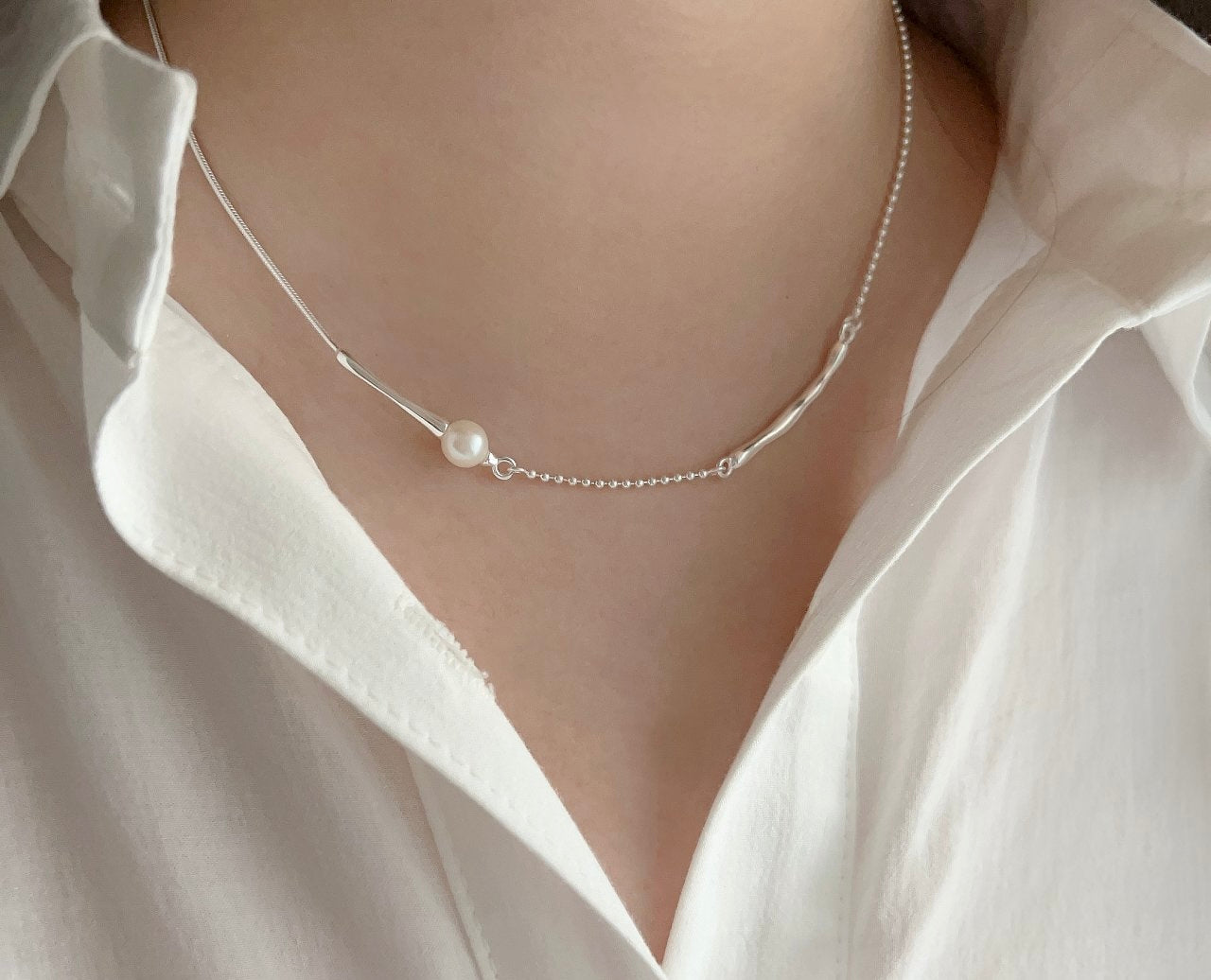 Pearl Chain Necklace